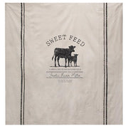 Sweet Feed Farmhouse Shower Curtain